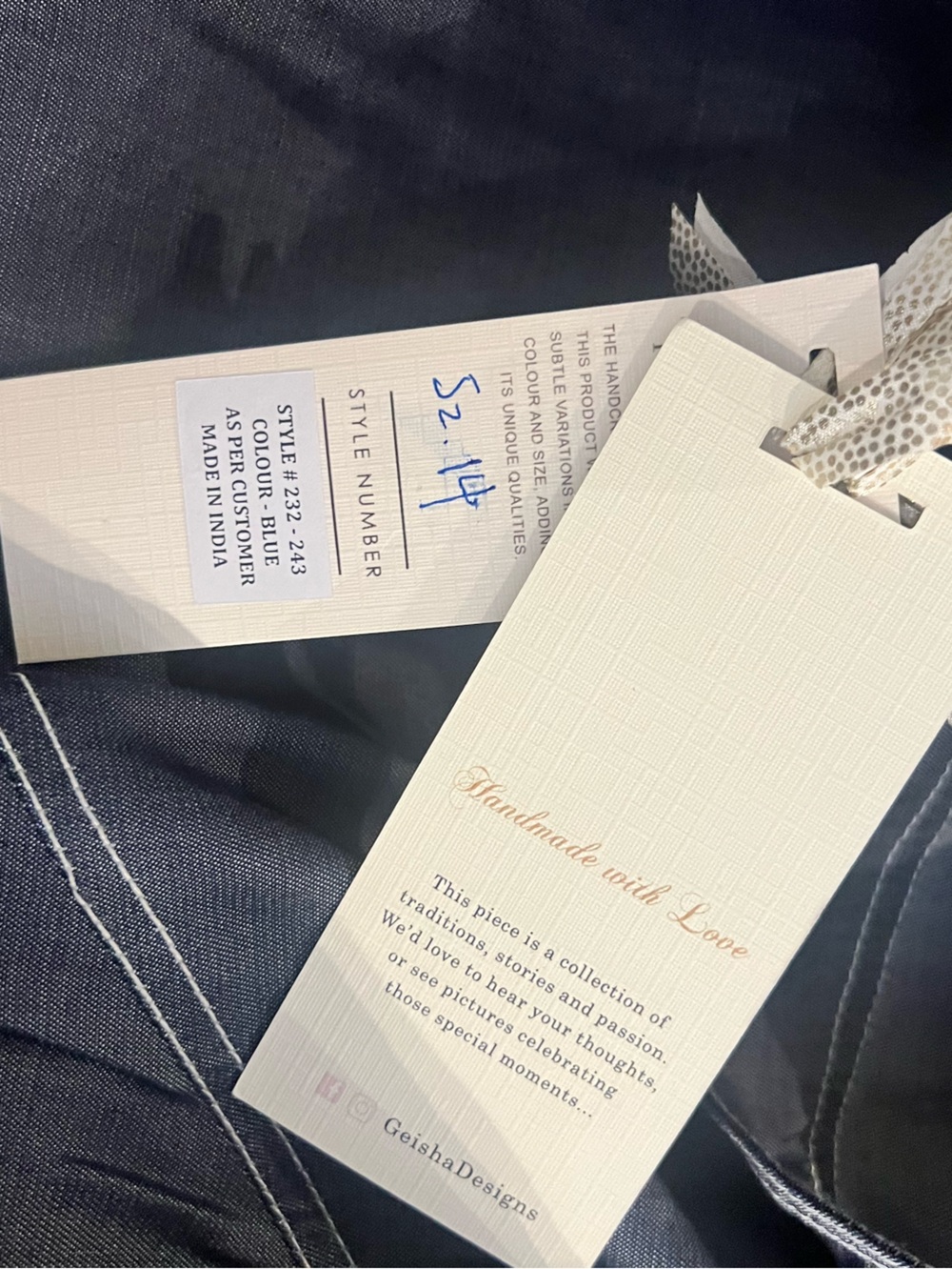 Anthropologie Geisha Designs
Floriana Denim Tiered Skirt - Sz 14 NWT - Picture 15 of 16